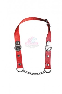 Кляп-цепь, красный