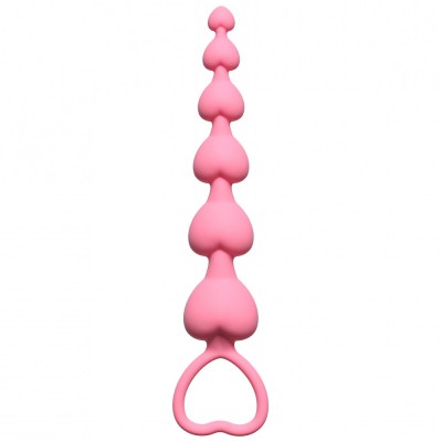 Анальная цепочка &quot;Heart's Beads&quot; (15 см)