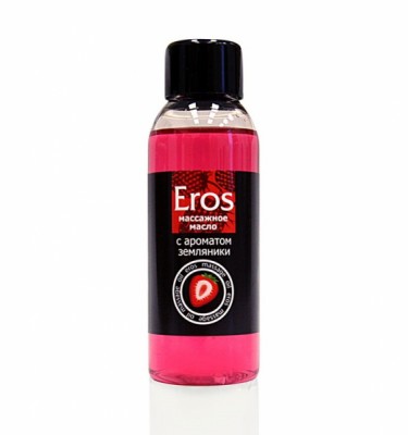 Массажное масло &quot;Eros&quot; Земляника, 50 мл