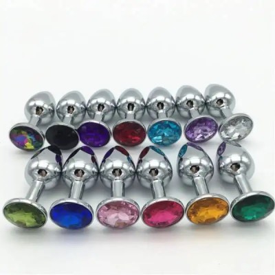 Малая стальная анальная пробка (асс.)