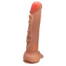 Фаллоимитатор на присоске из "кибер-кожи", 18 см.